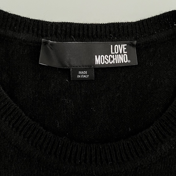 Love Moschino Black Crewneck Sweater - Picture 3 of 5